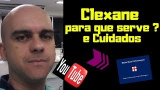 Clexane para que serve e cuidados na administração [upl. by Acirretal]