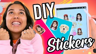 How To Make DIY Stickers at HOME Perfect for Back To School 2019 [upl. by Eseela]