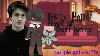 Hp react to dark harry  1  Drarry  2K special  Purple Galore YTB [upl. by Barfuss]