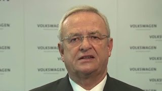 Volkswagen CEO resigns amid scandal [upl. by Nosretep]