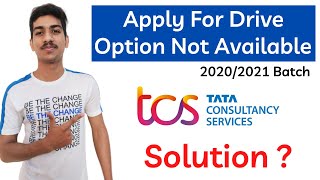 TCS NQT NextStep Apply For Drive Option Not Showing  FREE TCS NQT 20202021  TCS Apply For Drive [upl. by Roswell290]