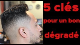 Comment faire un bon dégradé les 5 clés plus bonus [upl. by Leahcim]