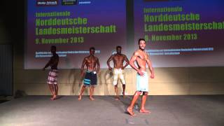 Men Physique I  DBFV Norddeutsche Meisterschaft 2013 [upl. by Gilli545]