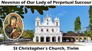 Novena Day 4 of Our lady of Perpetual Succour  9am 24th Oct 2024  St Christophers Church Tivim [upl. by Balduin]