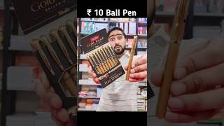 Montex Gold Touch Ball Pen Review  stationeryunboxing school stationery montex pen ballpen [upl. by Nessie]