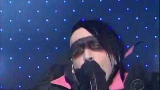 Marilyn Manson  Personal Jesus Live on Letterman 24112004 [upl. by Narej]