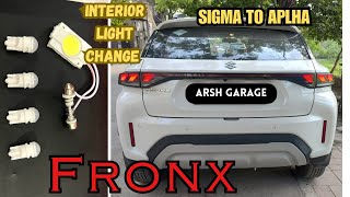 How to change car roof light  Interior cabin light roof light change  fronx baleno maruti suzuki [upl. by Xanthus]