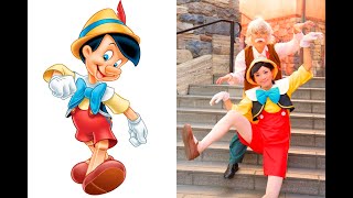 Characters from Pinocchio in REAL LIFE  cosplay [upl. by Ahtelahs]