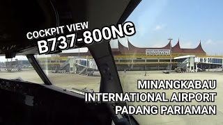 ATC Cockpit Landing Minangkabau International Airport  Padang Pariaman [upl. by Alra]