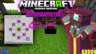 Disenchanter Table Addon  Mcpe Bedrock  For Minecraft 119 [upl. by Rihsab]