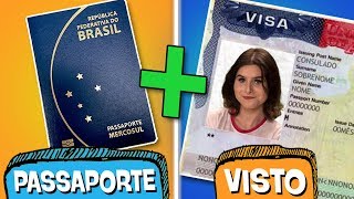 Como tirar o PASSAPORTE e VISTO AMERICANO 🇺🇸 ✅ [upl. by Russi]