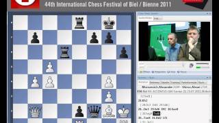 Alexander Morozevich  Alexei Shirov Biel Bienne 2011 Round 6 Analysis [upl. by Jackelyn525]