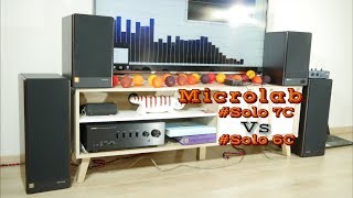 Microlab Solo 7c vs Solo 6c speakers sound amp bass test HQ [upl. by Aifas470]