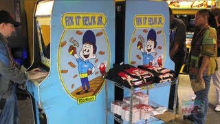 quotWreckIt Ralphquot real arcade game FixIt Felix Jr for San Diego ComicCon 2012 [upl. by Range]