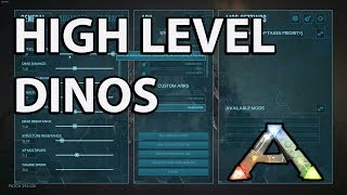 How to Get High Level Dino Spawns Ark Survival Evolved  level 150  120 [upl. by Odnanreh]