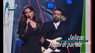 eurovision 1997 Italy 🇮🇹 Jalisse  Fiumi di parole ᴴᴰ [upl. by Anej]