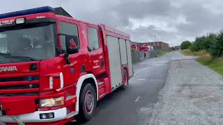 PostNord i flammer Storbrand bryder ud [upl. by Anaitsirc]