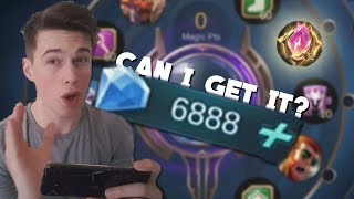 7K DIAMONDS on Magic Wheel FaceCam  Mobile Legends Saber Codename Storm [upl. by Ahsim]