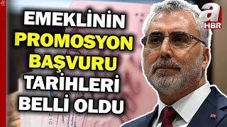 Bakan Işıkhan Açıkladı Emeklinin Promosyon Başvuru Tarihleri Belli Oldu  A Haber [upl. by Kohl]