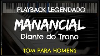 🎤 Manancial PLAYBACK LEGENDADO  TOM MASCULINO quotCquot Diante do Trono by Niel Nascimento [upl. by Augusta407]