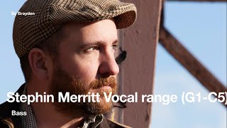 Stephin Merritt Vocal range G1C5 [upl. by Ecnerol485]