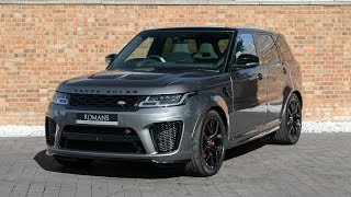 2018 Range Rover Sport 50 SVR  Corris Grey  Walkaround Interior amp Loud Revs [upl. by Clymer]