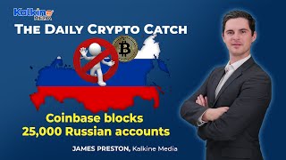 Coinbase blocks 25000 Russian accounts [upl. by Belsky781]