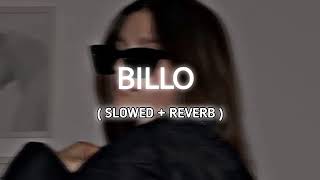 BILLO SLOWED  REVERB J STAR  slowedandreverb lofi jstar billo [upl. by Ahsiym613]