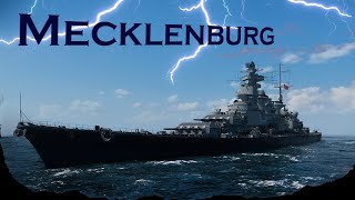 Mecklenburg  The somewhat different German battleship  in World of Warships [upl. by Eamon705]