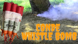 First Time Using Whistle Bomb  Conde Whistle Bomb [upl. by Nipahc191]