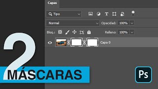 El Poder de la DOBLE MÁSCARA  Photoshop [upl. by Epolenep948]