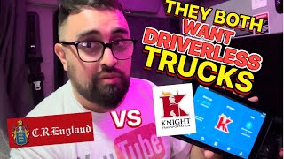 KNIGHT TRANSPORTATION VS CR ENGLAND Which is better [upl. by Helbonnas]