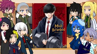 Part 1 Divine visionaries React to Mash  Mashle Magic and Muscle  Gacha 🇺🇸 [upl. by Anaxor449]