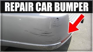 How to Repair a Scuffed or Damaged Car Bumper for less than 100 [upl. by Ahsiekrats]