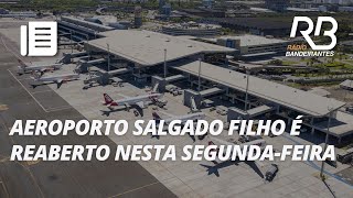 Aeroporto de Porto Alegre volta a receber voos comerciais  Jornal Primeira Hora [upl. by Odeen]