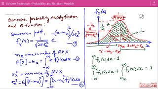 Probability and Random Variable I Gaussian Probability Density Function and Q function [upl. by Rahas]