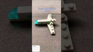 How to build a mini air plane lego airplane [upl. by Juliet460]