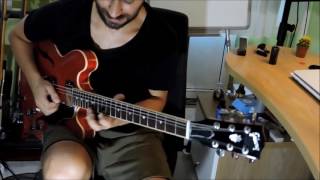 Gibson ES335 Dot Satin Cherry  Demo [upl. by Kuth]