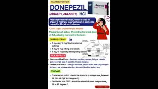 What is Donopezil amp how it works Reviewshorts [upl. by Nryhtak885]