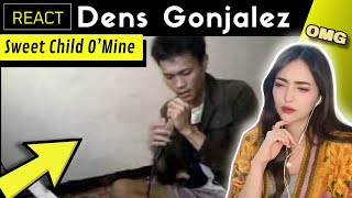 REACTING to Denden Gonjalez  Sweet Child OMine [upl. by Ecitnirp]