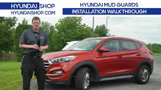 Mud Guard Installation  Hyundai Shop [upl. by Mordecai]