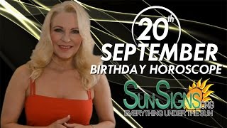 September 20th Zodiac Horoscope Birthday Personality  Virgo  Part 1 [upl. by Pryce]