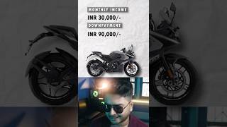 Pulsar RS 200 EMI Calculation Income 30k pulsar pulsarrs200 [upl. by Nnaeiram]