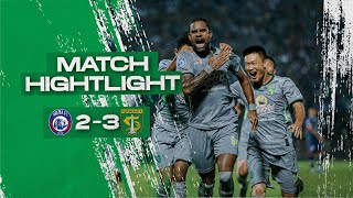 HIGHLIGHTS  AREMA FC 23 PERSEBAYA  BRI Liga 1 20222023 [upl. by Asimaj]