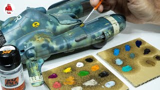 Oil Paint Weathering on Plastic Models [upl. by Sedgewinn]