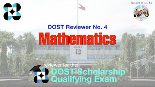 DOST Scholarship Qualifying Exam Reviewer No 4 Mathematics  reviewcentral dostscholar dost [upl. by Conlin493]