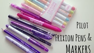 Pilot Frixion Pens Markers and Pencil Crayon Review HD [upl. by Ferren257]