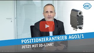 SIKO Positionierantrieb AG031  Jetzt mit IOLink Schnittstelle [upl. by Byrne301]