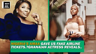 Nigerias AMAAs accused by some Ghanaian movie stars for sending them fake airline tickets [upl. by Rolan]