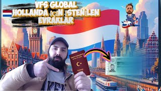 VFS GLOBAL İSTENİLEN EVRAKLAR UYGULAMALI GÖSTERİM VE ANLATIM hollanda vfsglobalhollanda vfsglobal [upl. by Airlie]